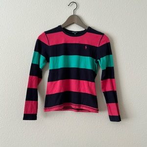 Ralph Lauren long sleeve t-shirts kids striped
